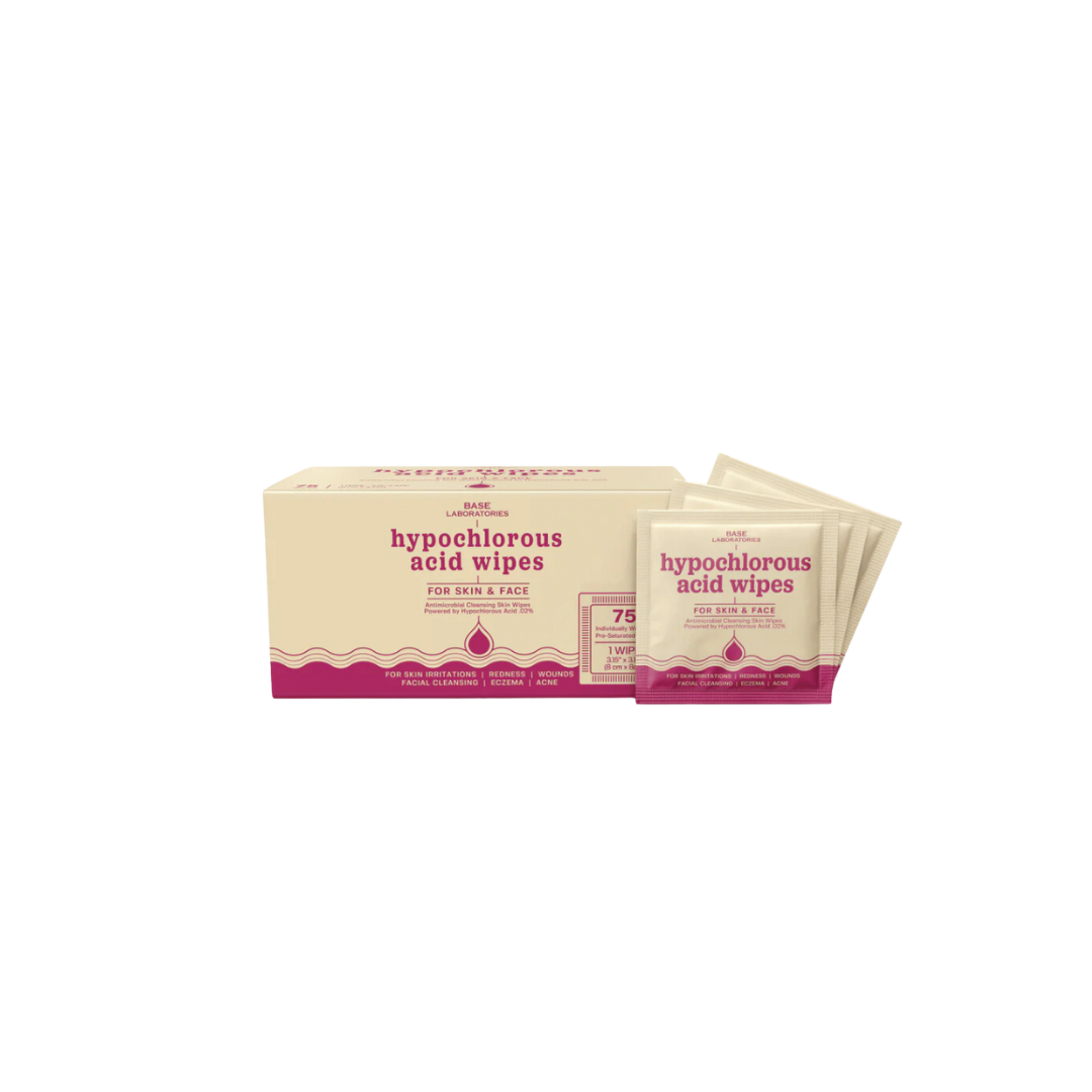 Hypochlorous Acid Wipes - Wound Healing Wipes