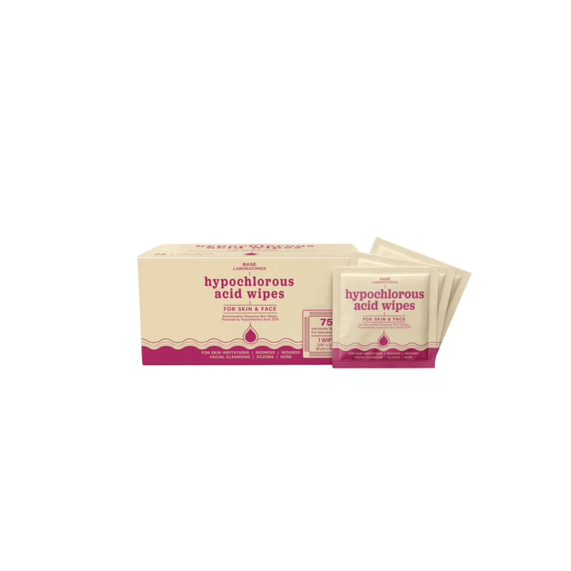 Hypochlorous Acid Wipes - Wound Healing Wipes