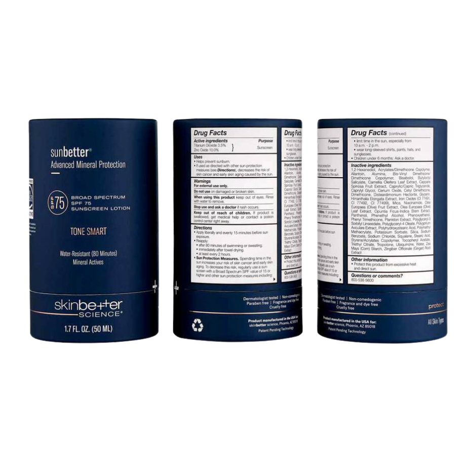 Sunbetter TONE SMART SPF 75 Sunscreen Lotion